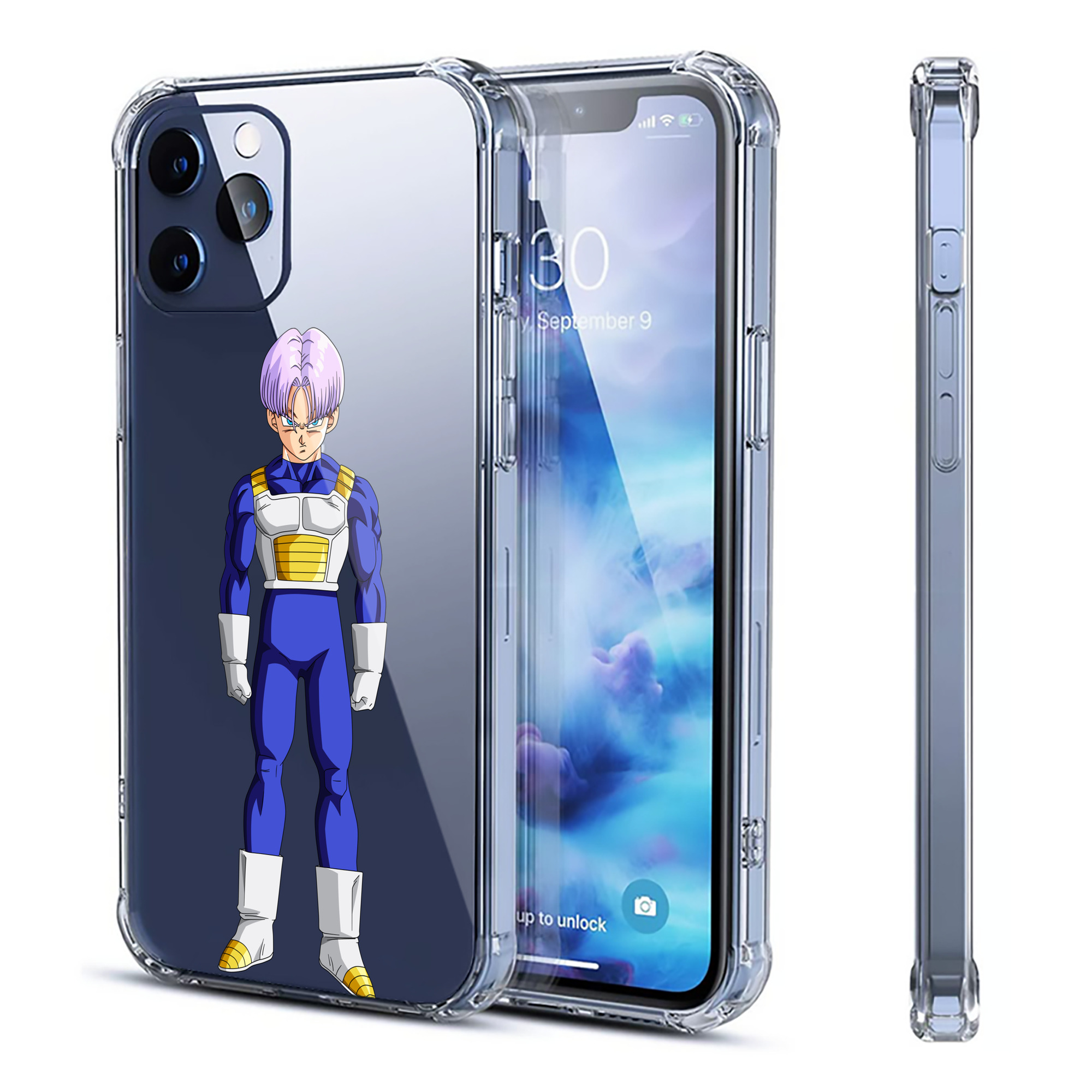 （画像用） ドラゴンボール DRAGON BALL 【iPhone 12シリーズ対応】透明スマホケース（クリアソフトケース）